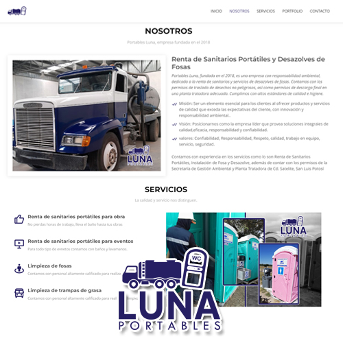 Sitio Web De Portables Luna