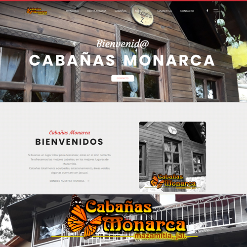 Sitio Web de Cabañas Monarca
